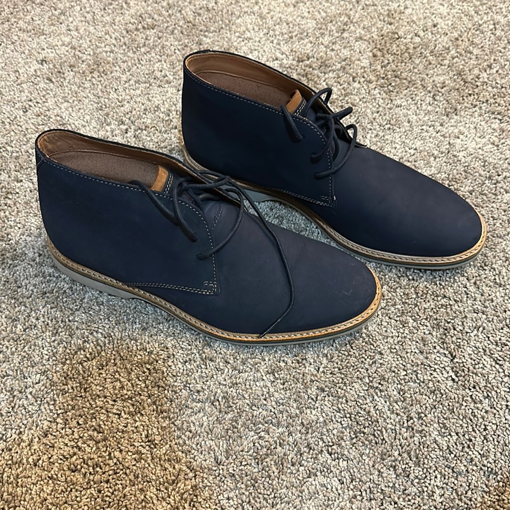 Clarks Men's Dress Shoes, Size (8.5 US) Dark Blue